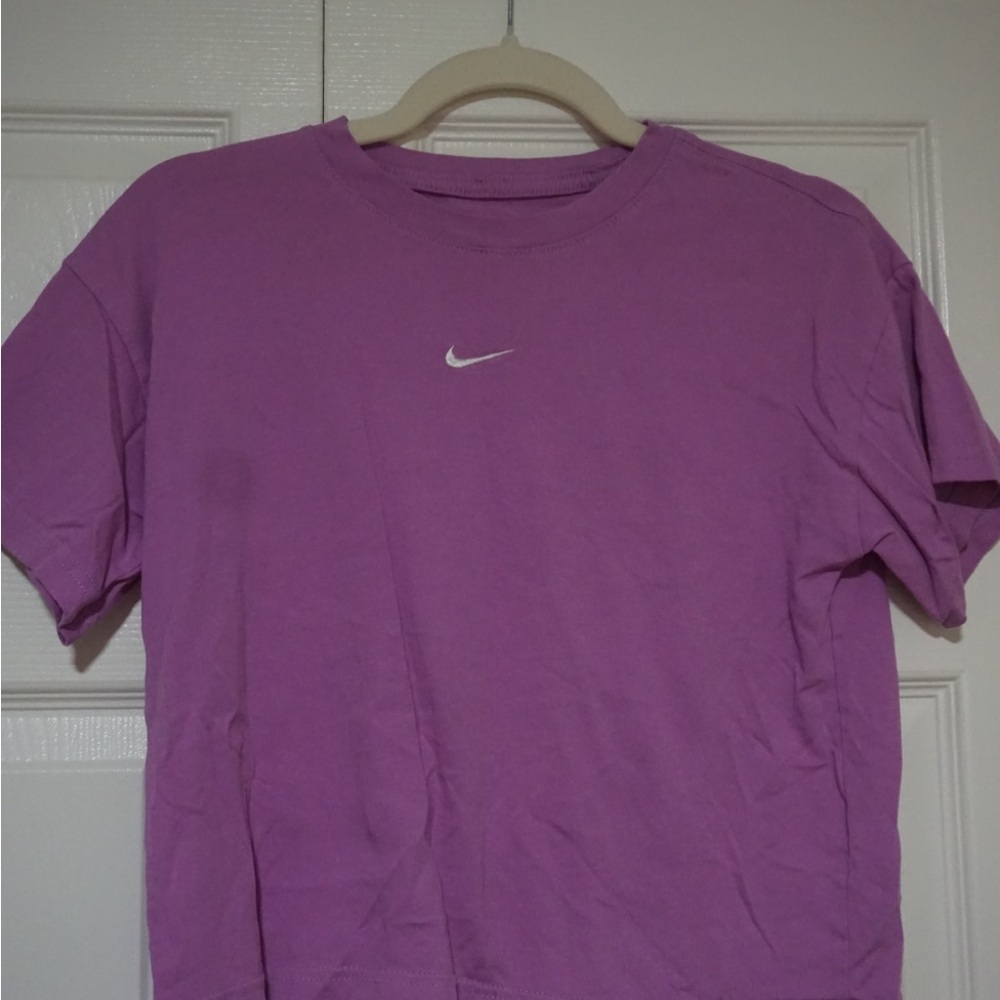 Nike Lavender Tee with White Logo